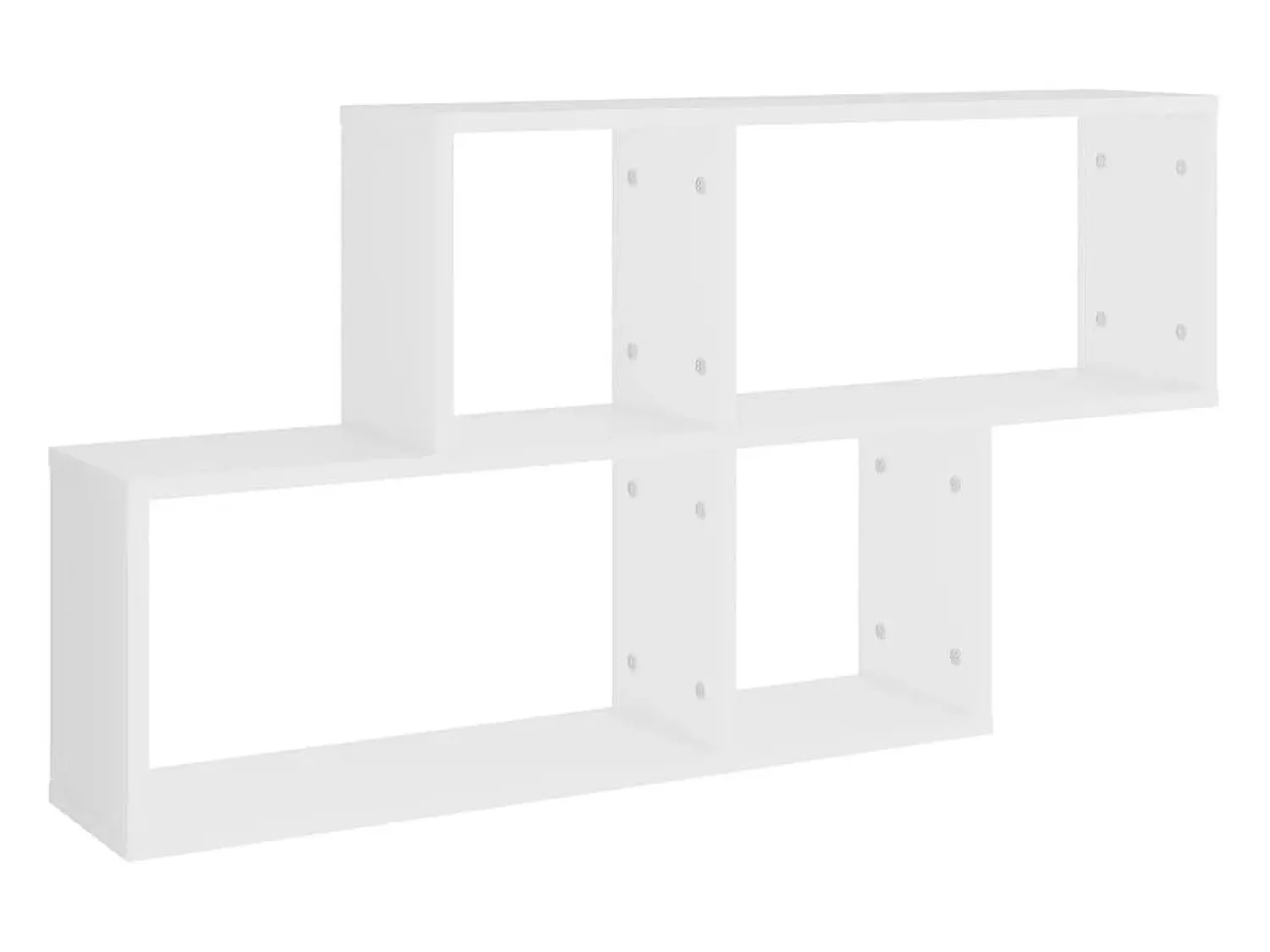 vidaxl Estante de parede 100x18x53 cm derivados de madeira^ Prateleira