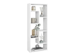 New Estante de parede 36x16x90 cm derivados de madeira PT730769 Branco