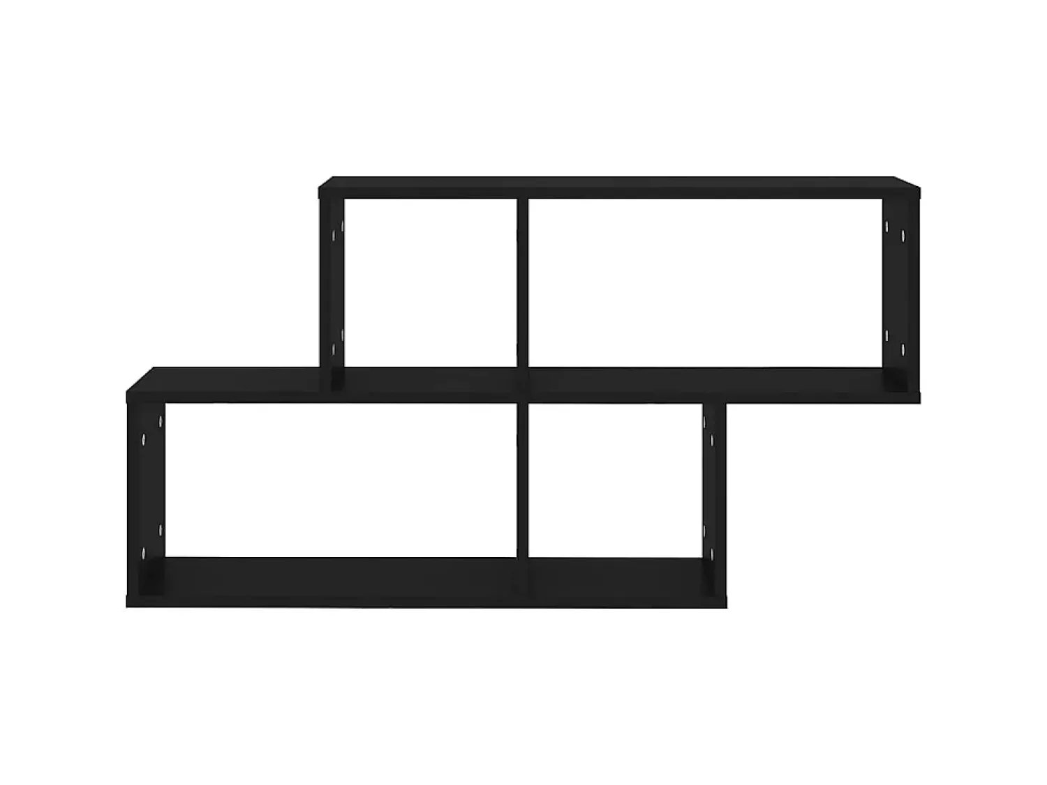 Estante de parede 100x18x53 cm derivados de madeira PT117399^ Prateleira