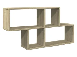 Prateleira|vidaxl Estante de parede 100x20x53 cm deriv. madeira carvalho sonoma Castanho