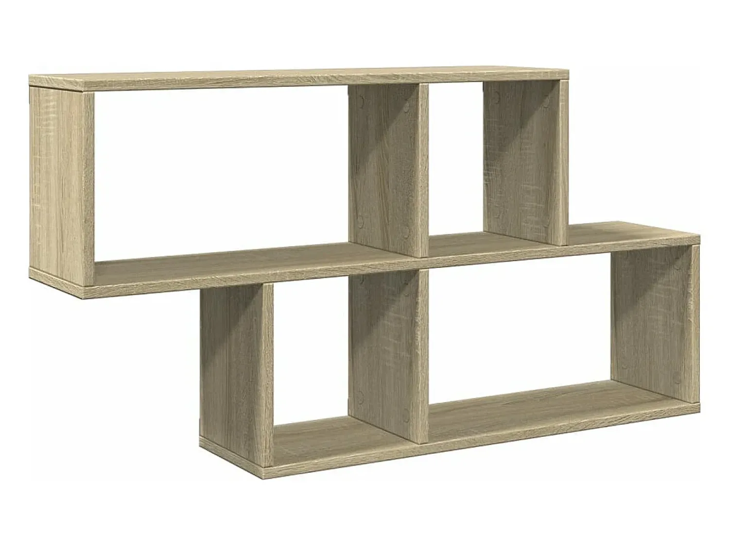 Estante de parede 100x20x53 cm deriv. madeira carvalho sonoma PT122063^ Prateleira