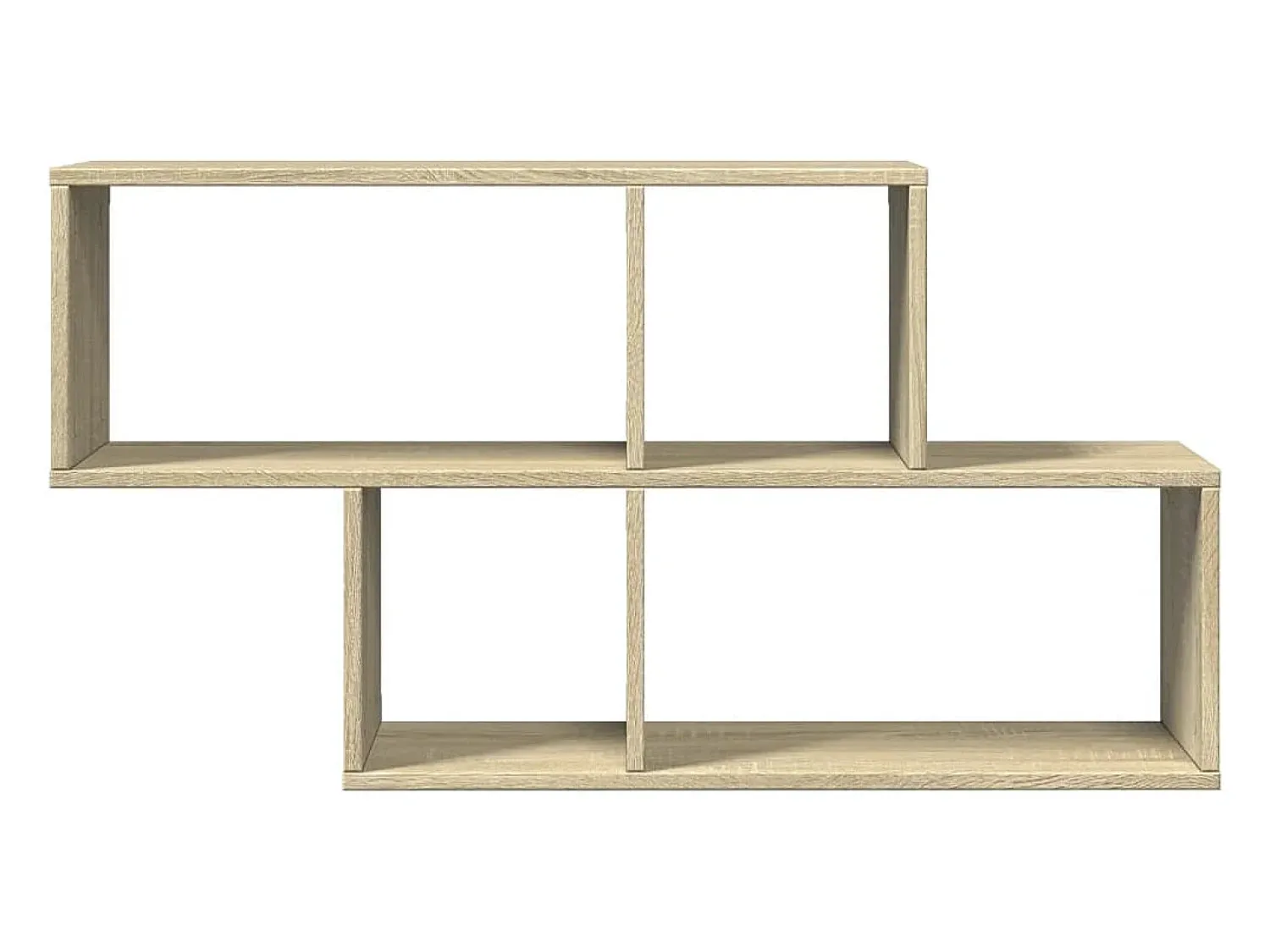 Estante de parede 100x20x53 cm deriv. madeira carvalho sonoma PT122063^ Prateleira