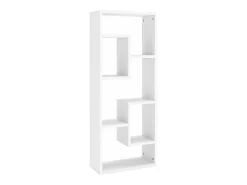 Prateleira|vidaxl Estante de parede 36x16x90 cm derivados de madeira Branco