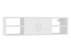 Prateleira| Estante de parede 102x30x29 cm derivados de madeira PT928571 Branco