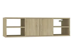 New Estante de parede 102x30x29cm derivados madeira carvalho sonoma PT472926 Castanho