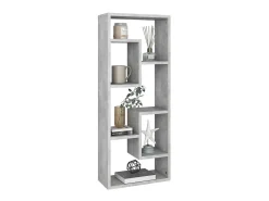 Prateleira| Estante de parede 36x16x90cm derivados madeira cimento PT952792 Cinzento