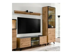 Meublorama Estante design 150cm coleção TINO estilo escandinavo, design para sua sala de estar.^ Prateleira