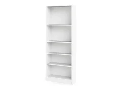 Dmora Estante Driber, Estante de escritório, Estante, Biblioteca, 79x27 h203 cm,^ Biblioteca