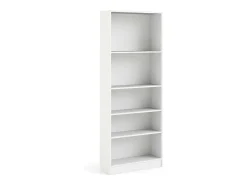 Dmora Estante Driber, Estante de escritório, Estante, Biblioteca, 79x27 h203 cm,^ Biblioteca