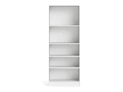 Dmora Estante Driber, Estante de escritório, Estante, Biblioteca, 79x27 h203 cm,^ Biblioteca