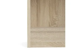 Discount Dmora Estante Droman, estante de escritório, estante, biblioteca, 79x27 h107 cm, carvalho Castanho