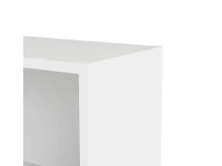 Best Dmora Estante Droman, Estante de escritório, Estante, Biblioteca, 79x27 h107 cm, Branco