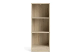 Biblioteca|Dmora Estante Dsavoin, Estante de escritório, Estante, Biblioteca, 41x27 h107 cm, Carvalho Castanho