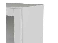 Biblioteca*Dmora Estante Dsitu, Estante de escritório, Estante, Biblioteca, 41x28 h203 cm, Branco