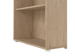 Dmora Estante Dsori, estante de escritório, estante, biblioteca, 80x34 h124 cm, carvalho^ Biblioteca