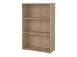 Dmora Estante Dsori, estante de escritório, estante, biblioteca, 80x34 h124 cm, carvalho^ Biblioteca