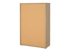 Dmora Estante Dsori, estante de escritório, estante, biblioteca, 80x34 h124 cm, carvalho^ Biblioteca