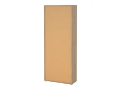 Biblioteca|Dmora Estante Dsposit, Estante de escritório, Estante, Biblioteca, 80x34 h205 cm, Carvalho Castanho