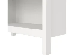 Biblioteca|Dmora Estante Dtamez, estante de escritório, estante, biblioteca, 78x33 h199 cm, branca Branco
