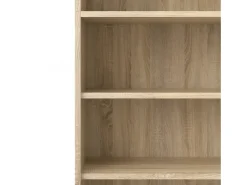 Dmora Estante Dtenton, estante de escritório, estante, biblioteca, 89x40 h222 cm, carvalho^ Biblioteca