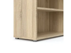 Dmora Estante Dtenton, estante de escritório, estante, biblioteca, 89x40 h222 cm, carvalho^ Biblioteca