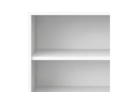 Sale Dmora Estante Dtenton, Estante de escritório, Estante, Biblioteca, 89x40 h222 cm, Branco