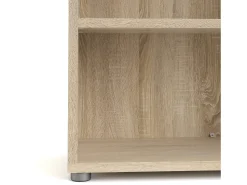 Dmora Estante Dterlizz, estante de escritório, estante, biblioteca, 89x40 h113 cm, carvalho^ Biblioteca