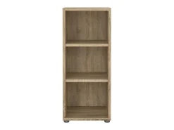 Biblioteca*Dmora Estante Dterzi, Estante de escritório, Estante, Biblioteca, 47x40 h113 cm, Carvalho Castanho