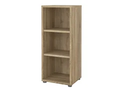 Biblioteca*Dmora Estante Dterzi, Estante de escritório, Estante, Biblioteca, 47x40 h113 cm, Carvalho Castanho