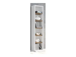 Online VCM Estante Elementa Branco/carvalho de mel A. 92 x L. 21 x P. 20 cm Multicor