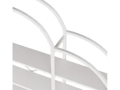 Prateleira*Hauss Spole Estante em forma de nuvem com 5 prateleiras - MDF e metal - Branca Branco