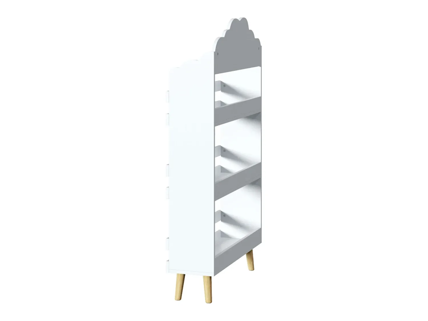 Discount Atmosphera Estante em MDF 100x58x18cm Branco