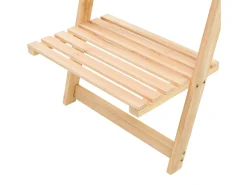 Estante escada de parede madeira de cedro 41,5x30x176 cm PT755879 Bege