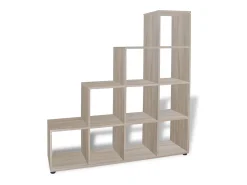 Clearance vidaxl Estante escada/prateleira 142 cm cor carvalho Castanho