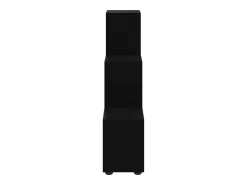 Vitrina*vidaxl Estante escada/prateleira derivados de madeira 107 cm Preto