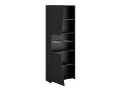 Prateleira* Estante Gamer Moderna com LED , 6 Prateleiras, 180x67x28 cm Preto