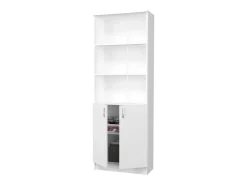 Estante haaus Flint, com portas inferiores e 2 prateleiras, , 70 x 32 x 196 cm^ Consola