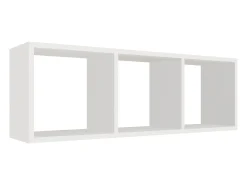 Prateleira* Estante haaus Lira, 3 gavetas, , 90 x 20 x 30 cm Branco