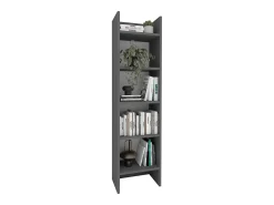 Biblioteca| Estante haaus Neda, 5 Prateleiras, Antracite, 53 x 35 x 198 cm Cinza antracite