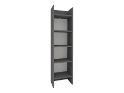Biblioteca| Estante haaus Neda, 5 Prateleiras, Antracite, 53 x 35 x 198 cm Cinza antracite