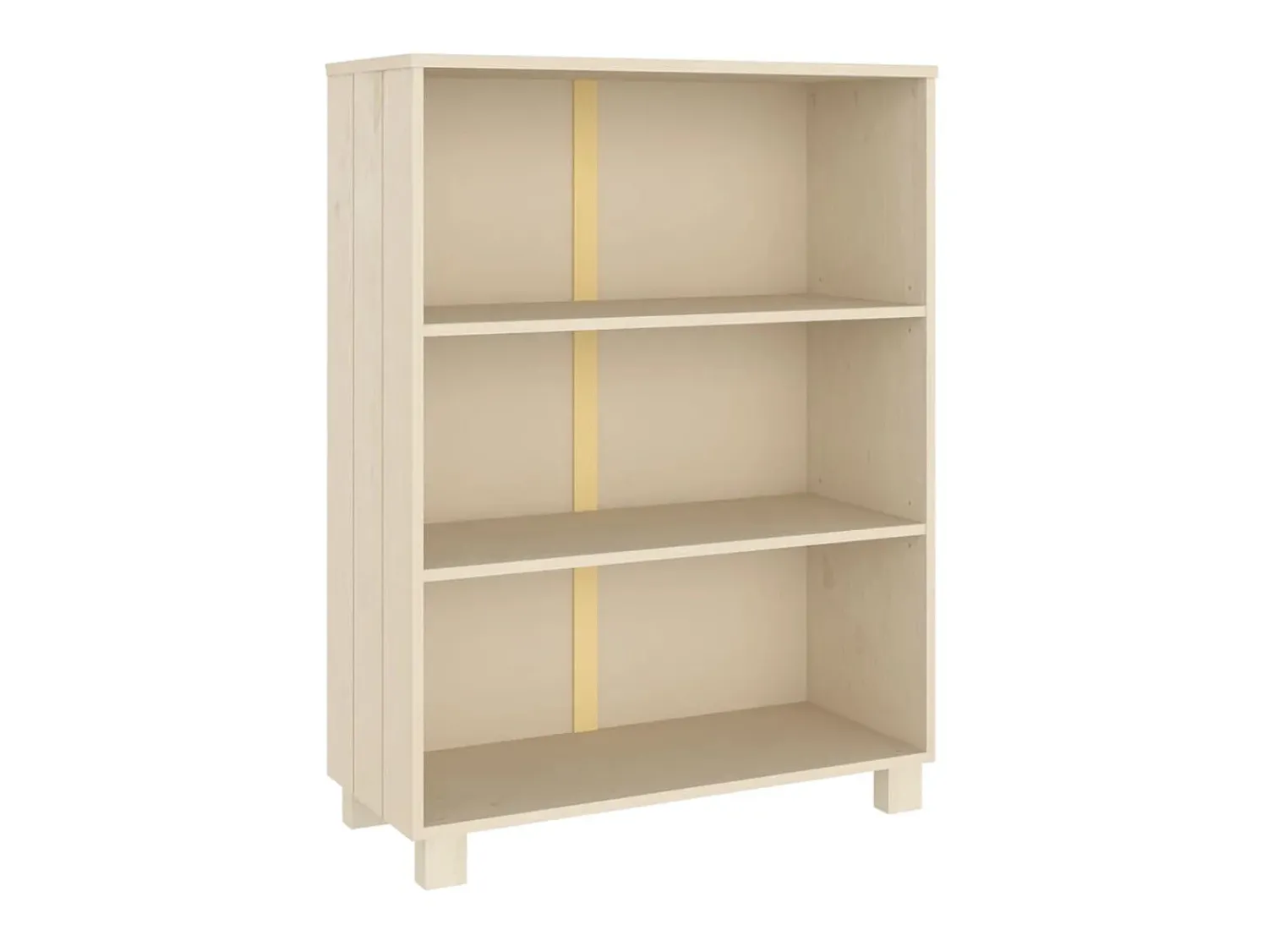 Biblioteca| Estante HAMAR 85x35x112 cm pinho maciço -mel PT714422 Castanho