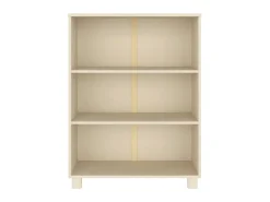 Biblioteca| Estante HAMAR 85x35x112 cm pinho maciço -mel PT714422 Castanho
