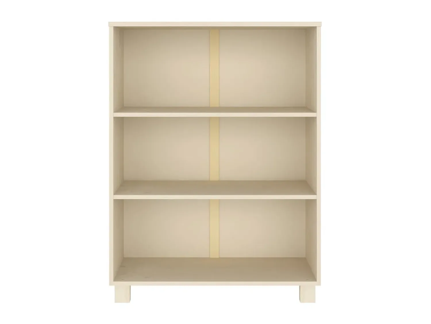 Biblioteca| Estante HAMAR 85x35x112 cm pinho maciço -mel PT714422 Castanho