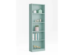 Prateleira|duehome Estante Infantil Juvenil I-Joy Melamina Verde 52x180x25 cm Verde claro