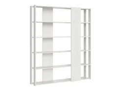 Biblioteca|ITAMOBY Estante Kato B cinza branca Branco