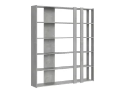 Biblioteca*ITAMOBY Estante Kato C cimento Cinzento