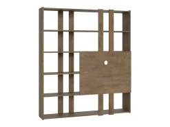 Best ITAMOBY Estante Kato H com suporte para TV nogueira Castanho