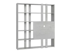 Outlet ITAMOBY Estante Kato H com suporte para TV cimento Cinzento
