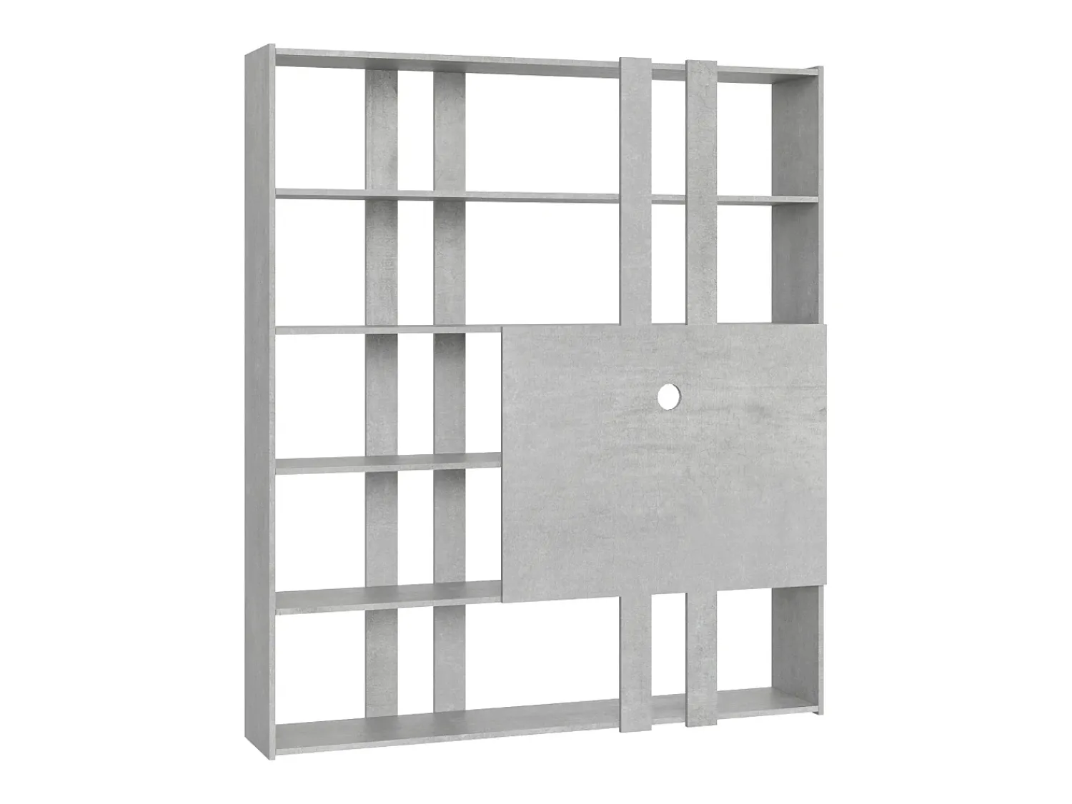 Outlet ITAMOBY Estante Kato H com suporte para TV cimento Cinzento