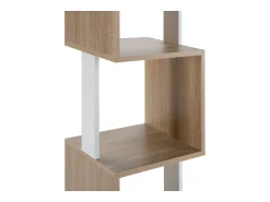VS Venta-stock Estante Maldivas 5 espaços em Carvalho/Branco^ Prateleira